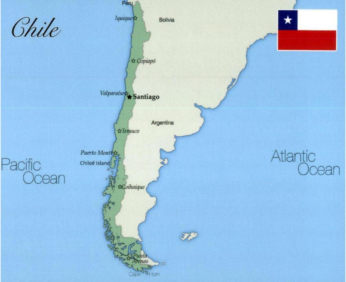 карта города Чили