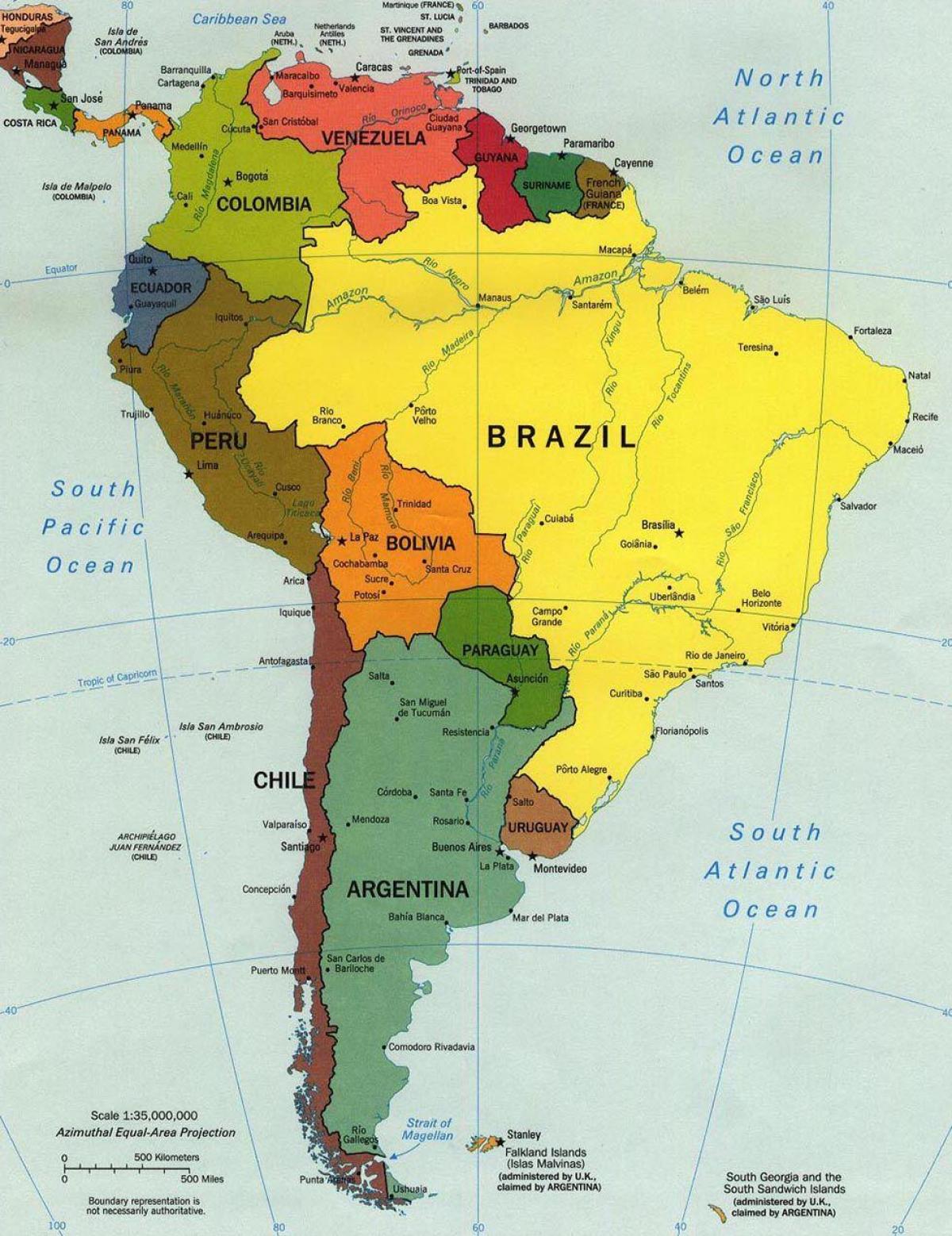 Чили страна на карте мира
