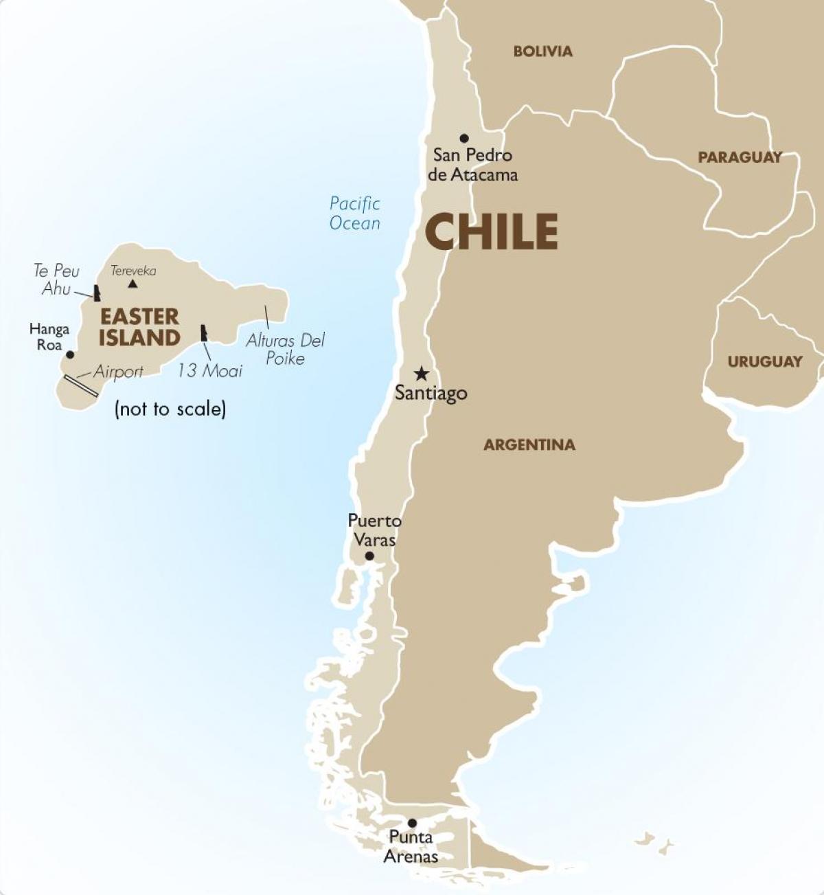 Карта Чили 