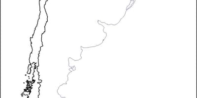 Пустая карта Чили